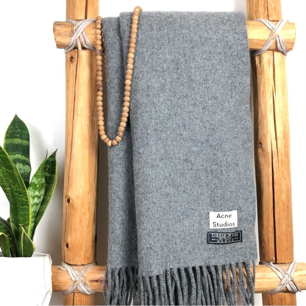 Acne Studios Canada Fringe Oversized Scarf